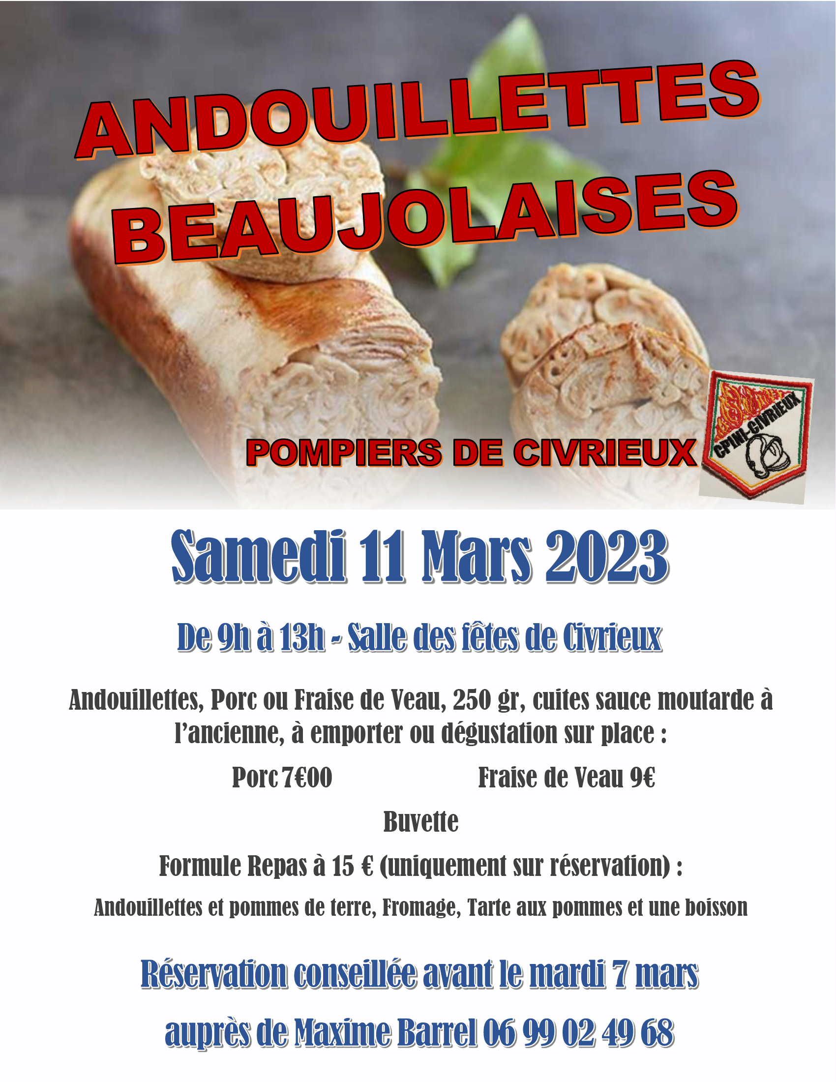 Affiche Andouillettes 2023