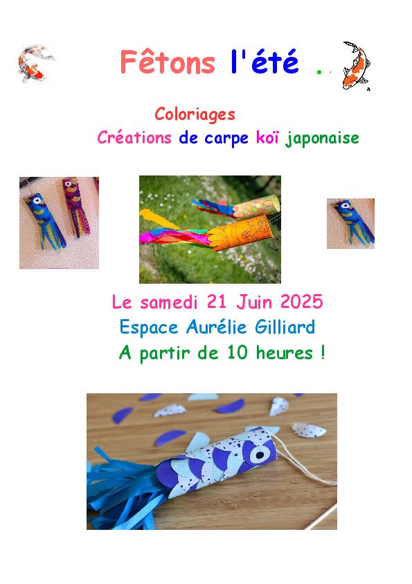 fêtons lété